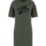 Quilla - Vestido Camiseta Kaki