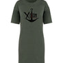 Xixón - Vestido Camiseta Kaki