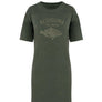 Besuguina - Vestido Camiseta Kaki