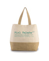 Definición - Bolsa Grande de Algodón y Yute