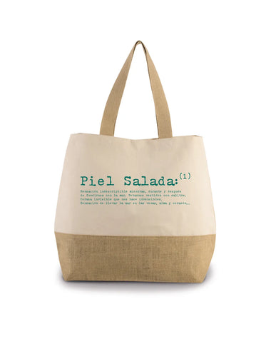 Definición - Bolsa Grande de Algodón y Yute