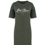 Del Mar - Vestido Camiseta Kaki