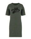 Quilla - Vestido Camiseta Kaki