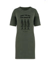 Sardines - Vestido Camiseta Kaki