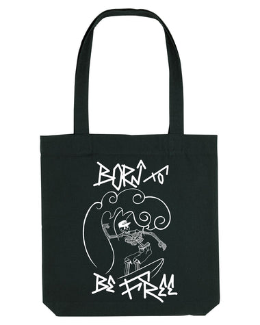 Skull Surfer, tote bag 